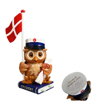 Studenter ugle med navn - Det Gamle Apotek